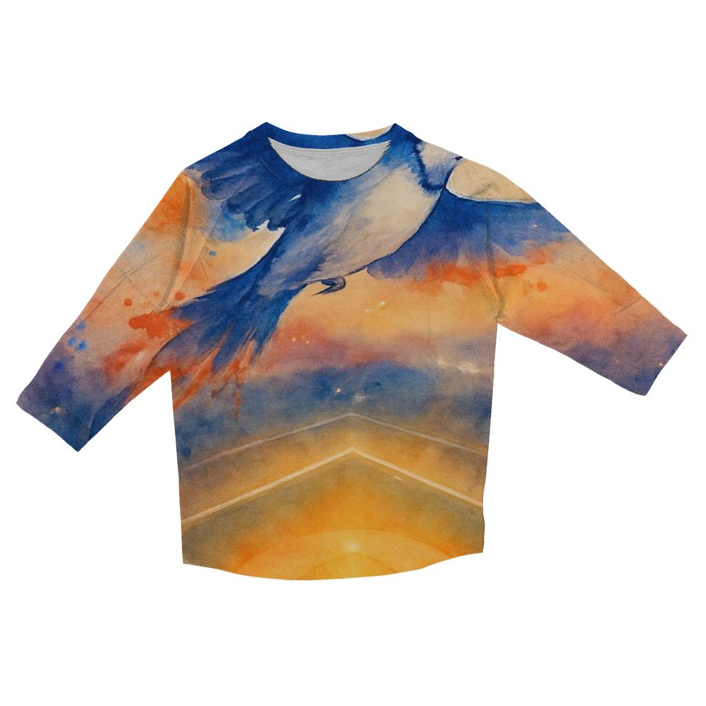 Sunset Flight Over The Diamond personalized 3/4 sleeve tees