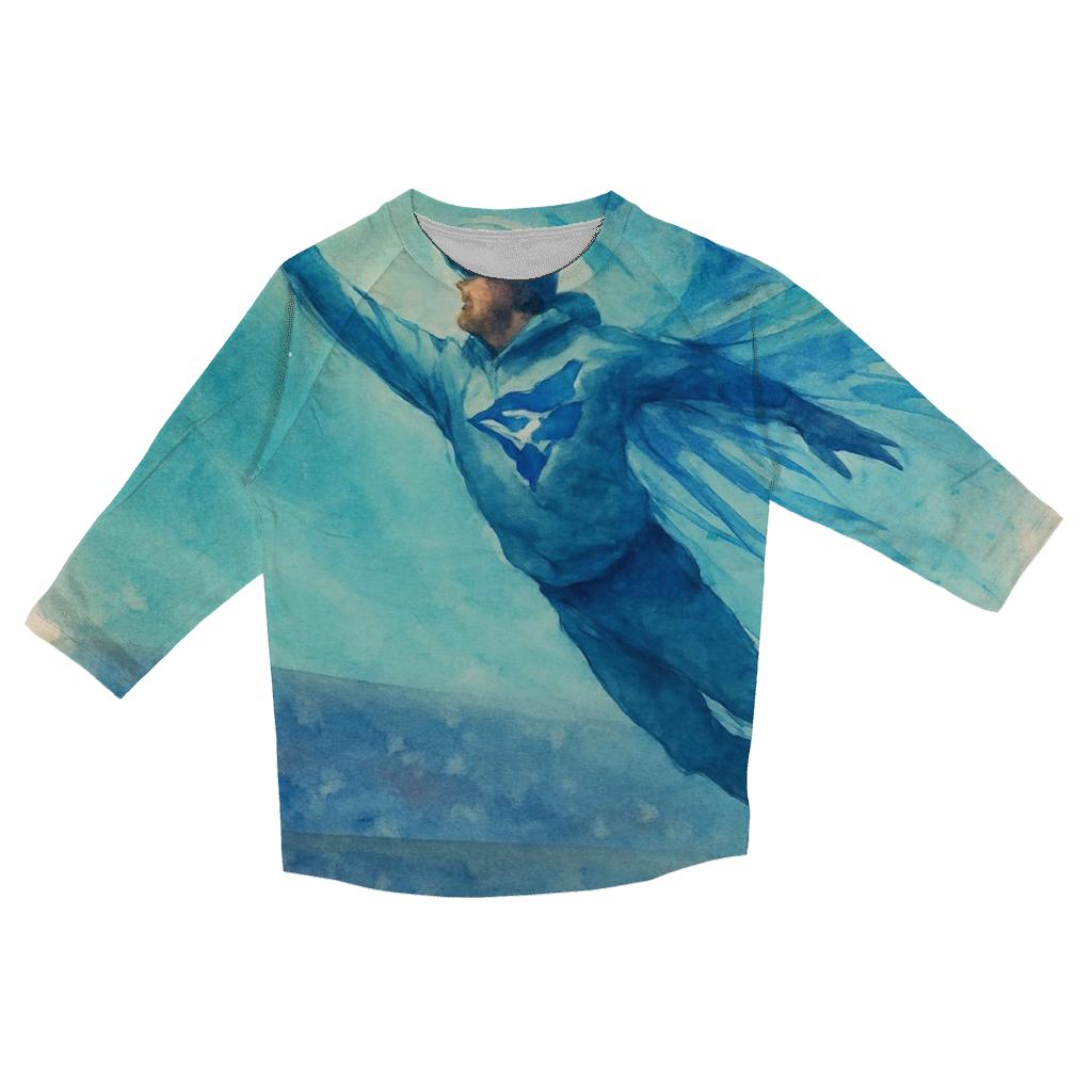 Aurora Outfield Blue Jays Horizon fashion 3/4 sleeve shirts