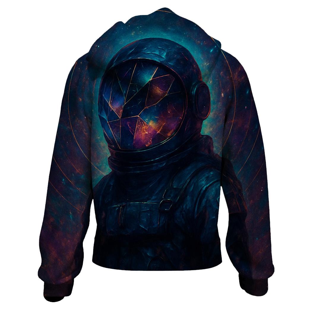 Astronaut Of Fractured Realities printed hoodies