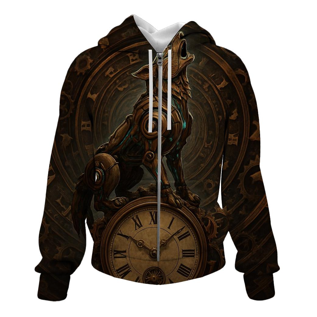 Clockwork Time Howler embroidered hoodies