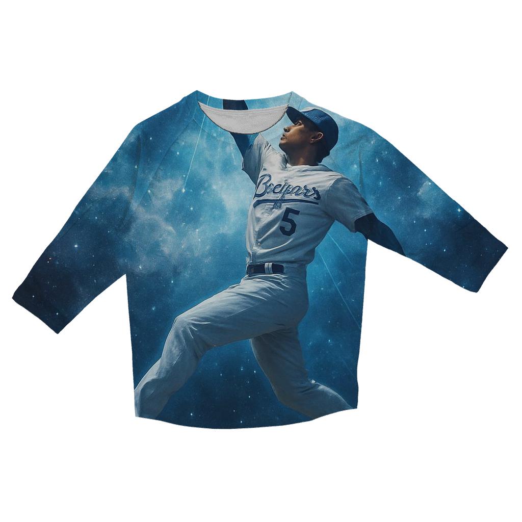 Midnight Outfield Nebula Catch stylish quarter sleeve tops