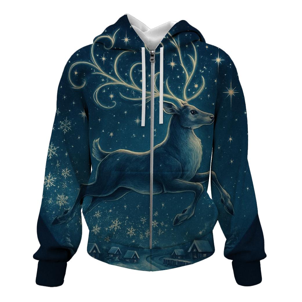 Midnight Reindeer Sky Parade hoodies fashion