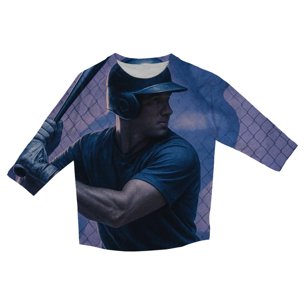 Twilight Cage Blue Jays Focus fashion 3/4 sleeve shirts