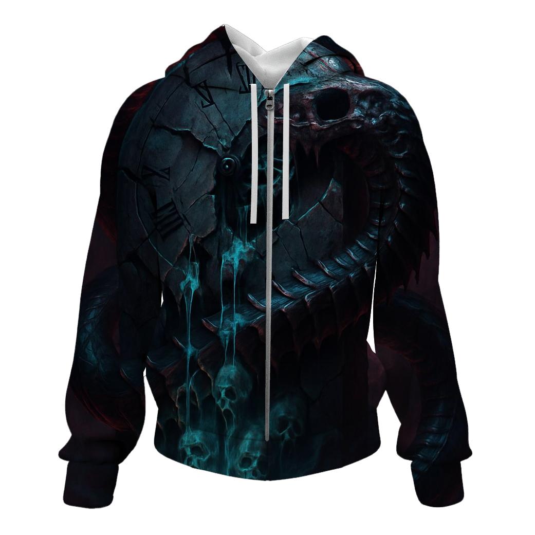 Serpent Of The Abyssal Clock pullover hoodies