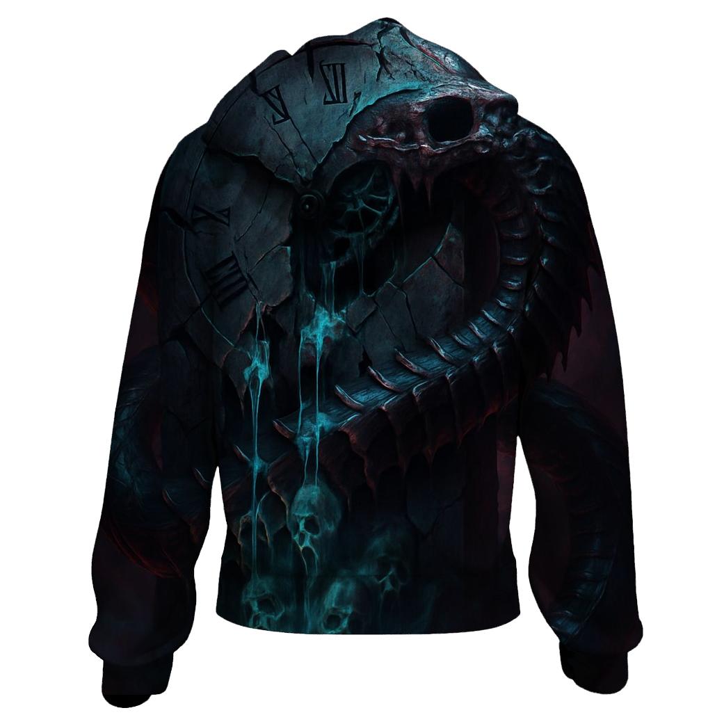 Serpent Of The Abyssal Clock pullover hoodies