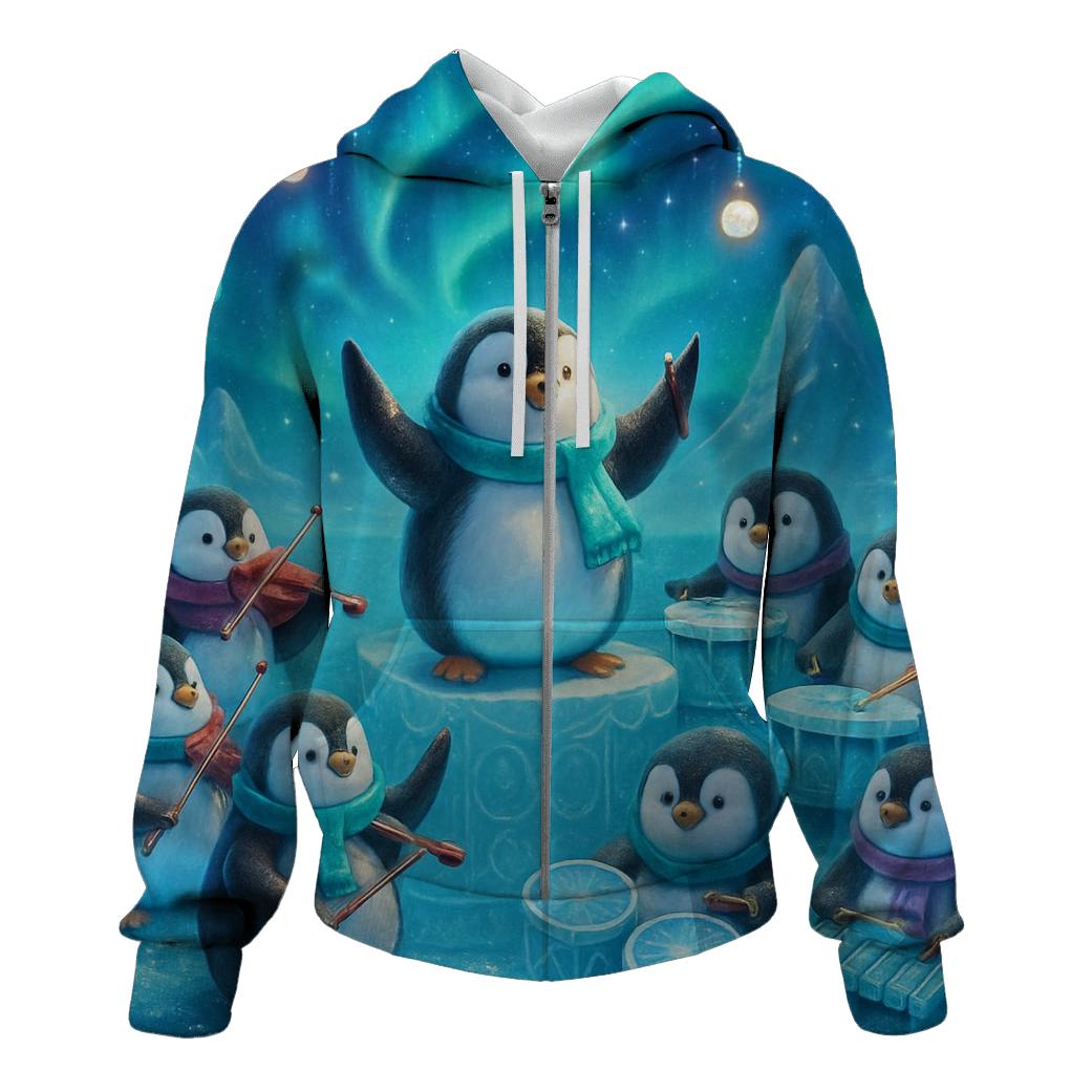 North Pole Penguin Ice Orchestra hoodies fashion