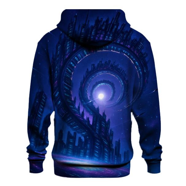 Last Light Of The Spiral City heavyweight hoodies
