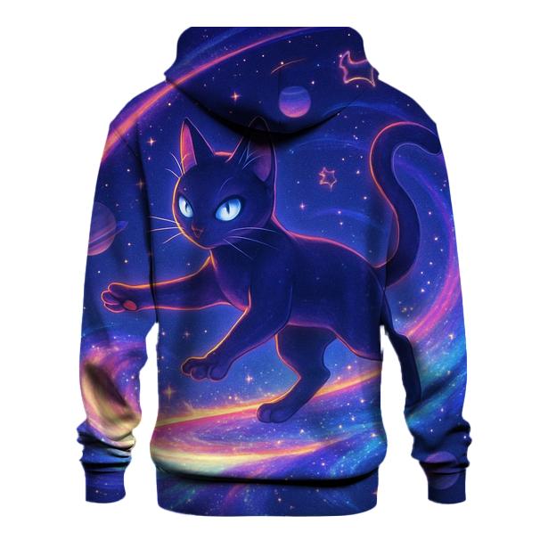 Nebula Drift Cosmic Cat heavyweight hoodies