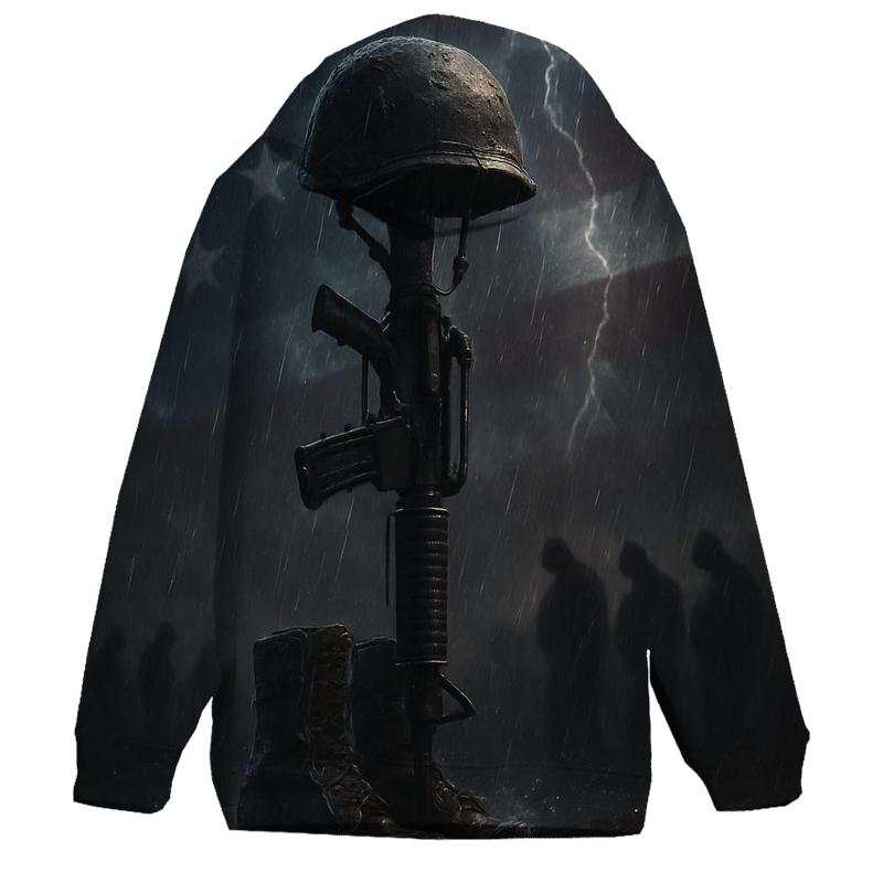 Battlefield Cross In The Stormlight premium hoodies