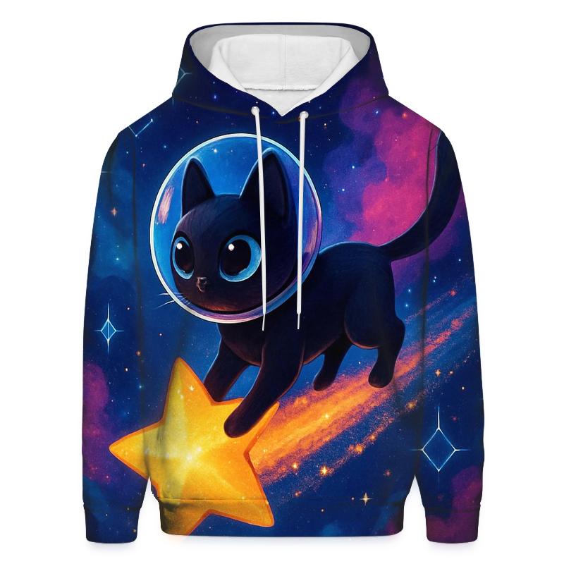 Nebula Navigator Cat hoodie designs