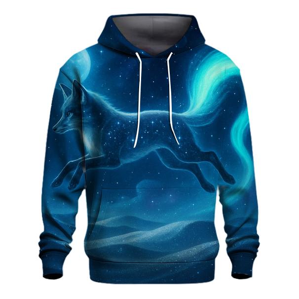 Celestial Fox Over The Star Dunes hoodies fashion