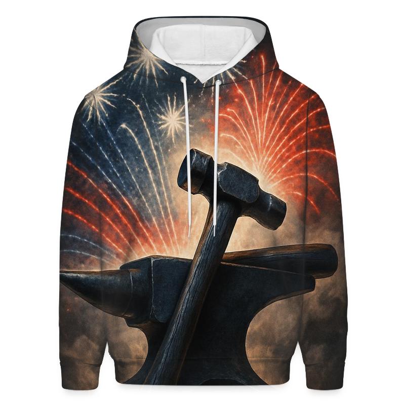 Firework Forge Of Freedom zip-up hoodies