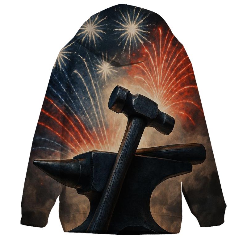 Firework Forge Of Freedom zip-up hoodies