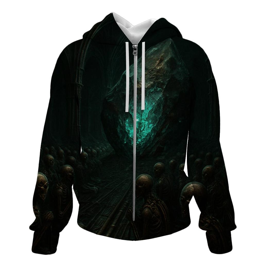Catacombs Of The Fallen Star zip-up hoodies