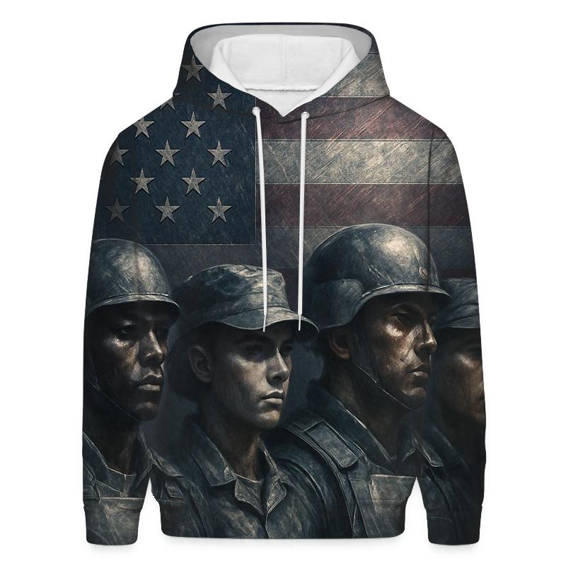 Steel Wall Of American Unity custom hoodies