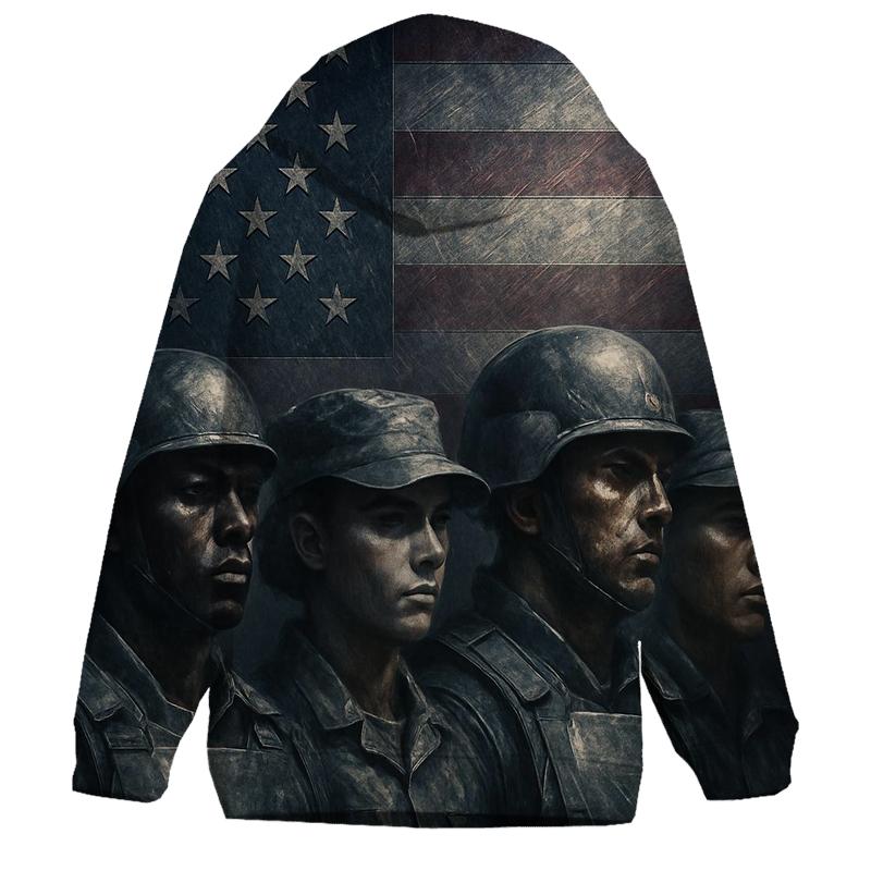 Steel Wall Of American Unity custom hoodies