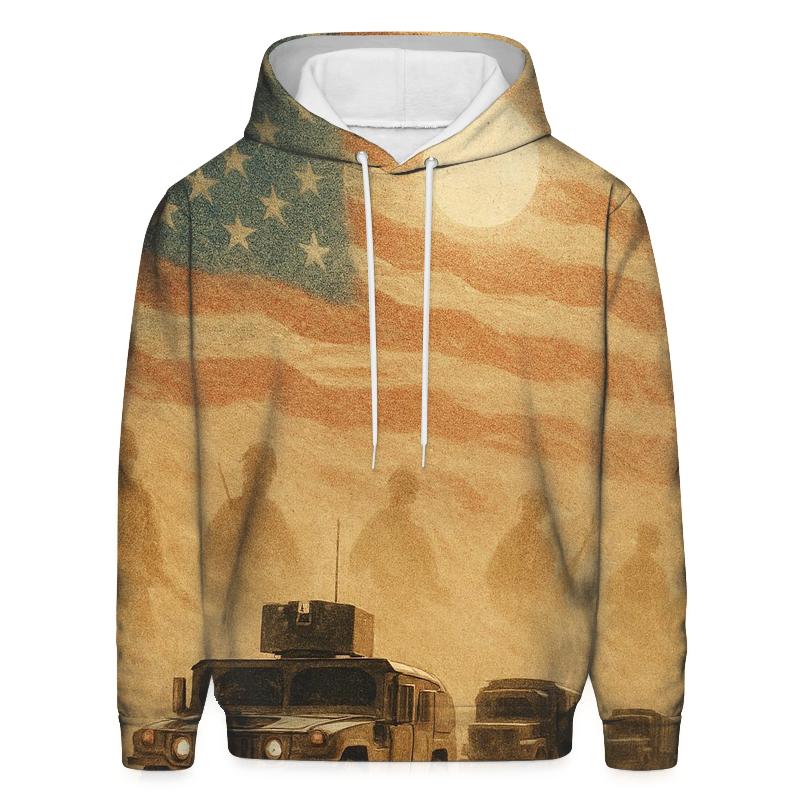 Desert Mirage Of Freedom premium hoodies