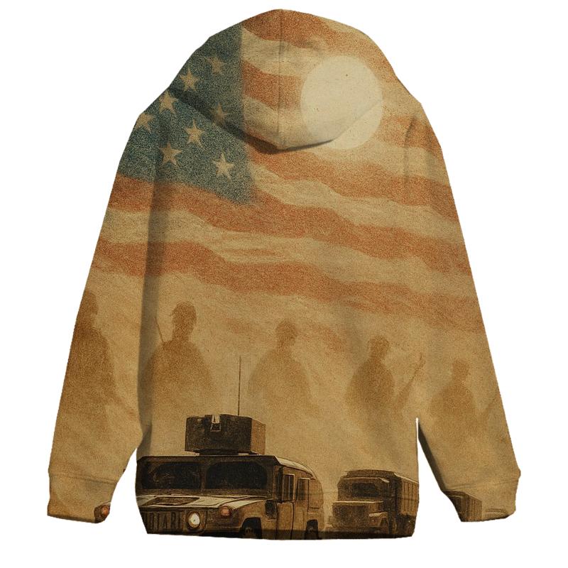 Desert Mirage Of Freedom premium hoodies
