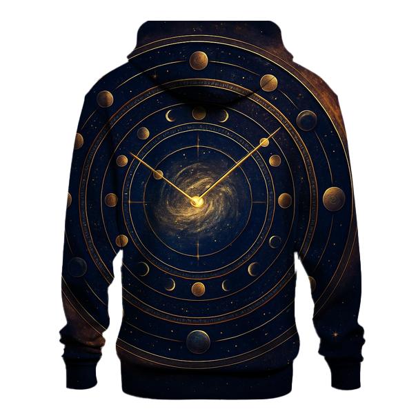 Chrono Rings Of The Celestial Clock premium hoodies
