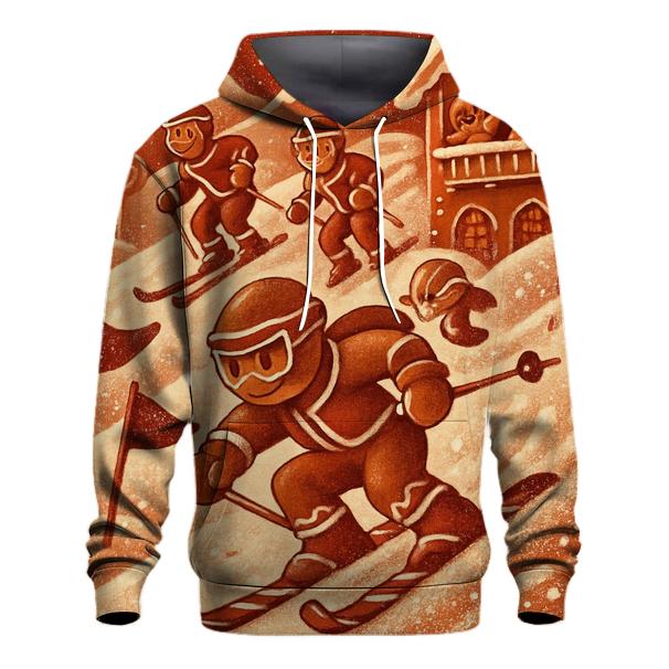 Gingerbread Alpine Ski Race hoodie styles
