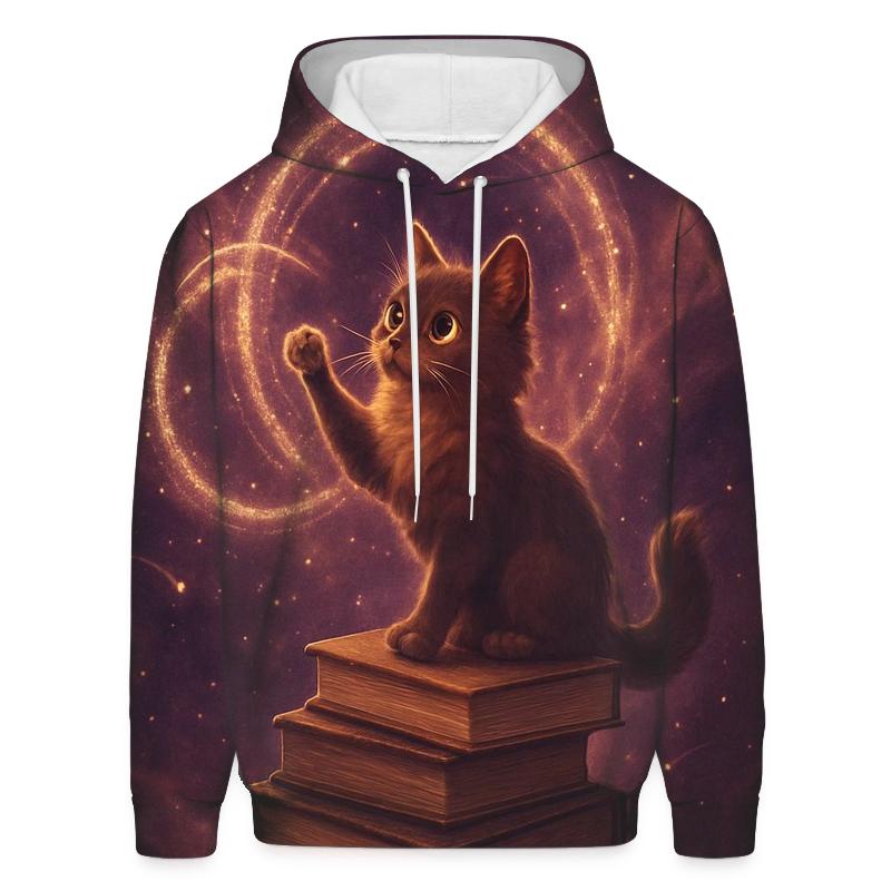 Time Ripple Library Cat hoodie designs