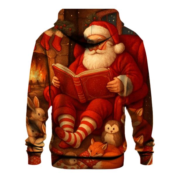 Santa Cozy Reading Nook hoodie styles