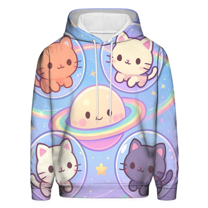 Rainbow Orbit Dream Kittens heavyweight hoodies