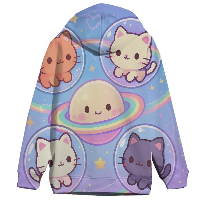 Rainbow Orbit Dream Kittens heavyweight hoodies