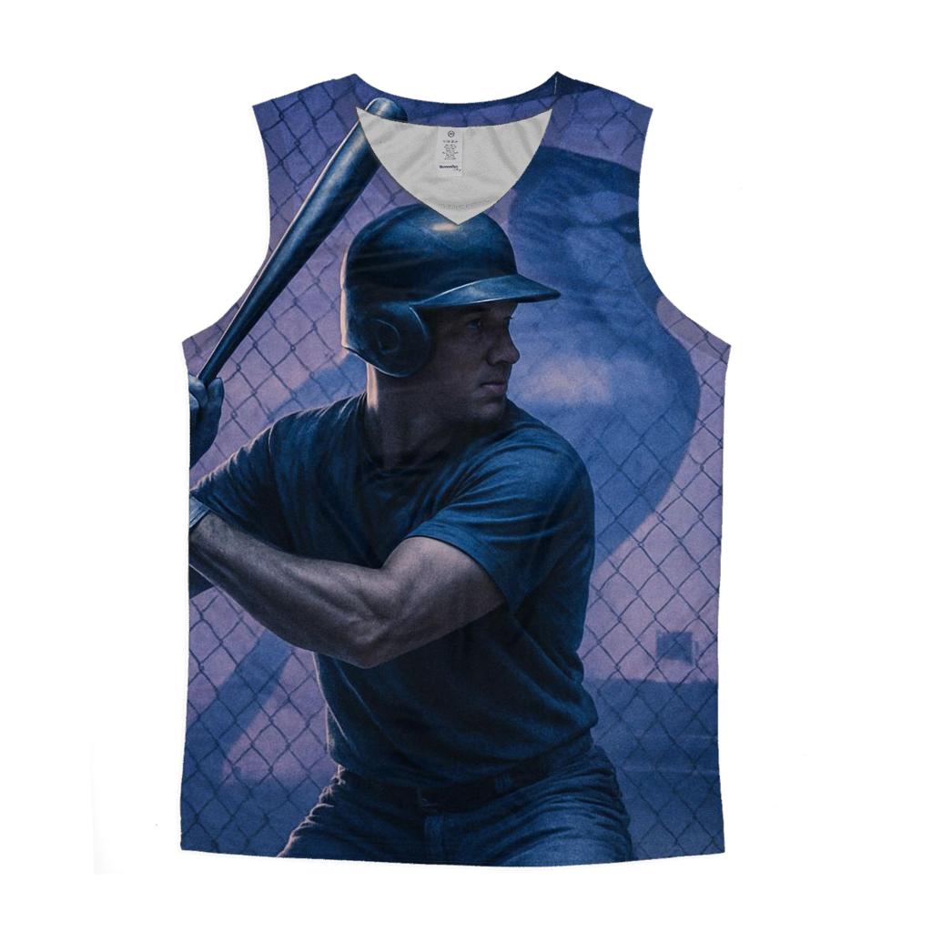 Twilight Cage Blue Jays Focus personalized athletic tanks