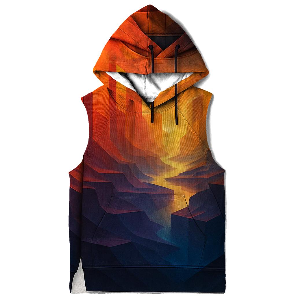 Prismatic Canyon Gradient printed hoodies