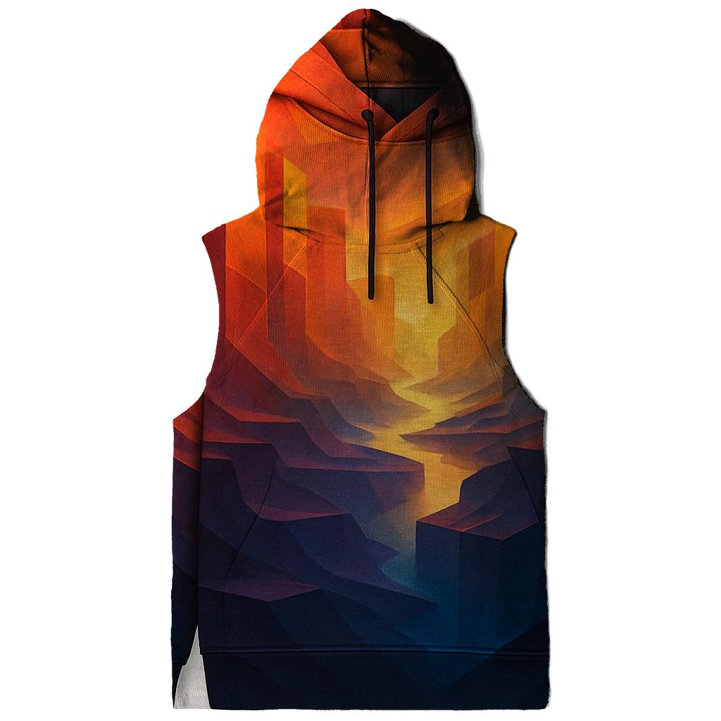 Prismatic Canyon Gradient printed hoodies