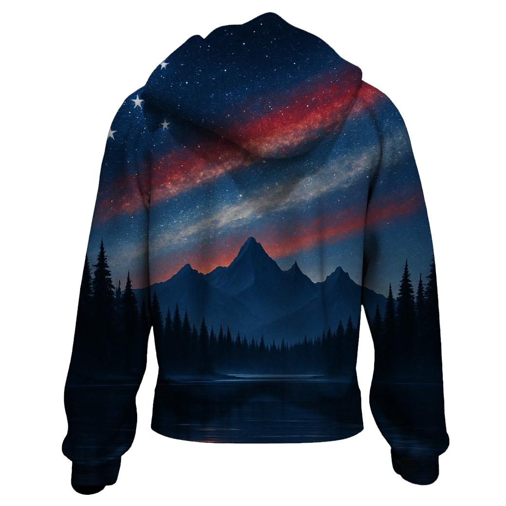 Mountain Forest Starfield Banner hoodie trends