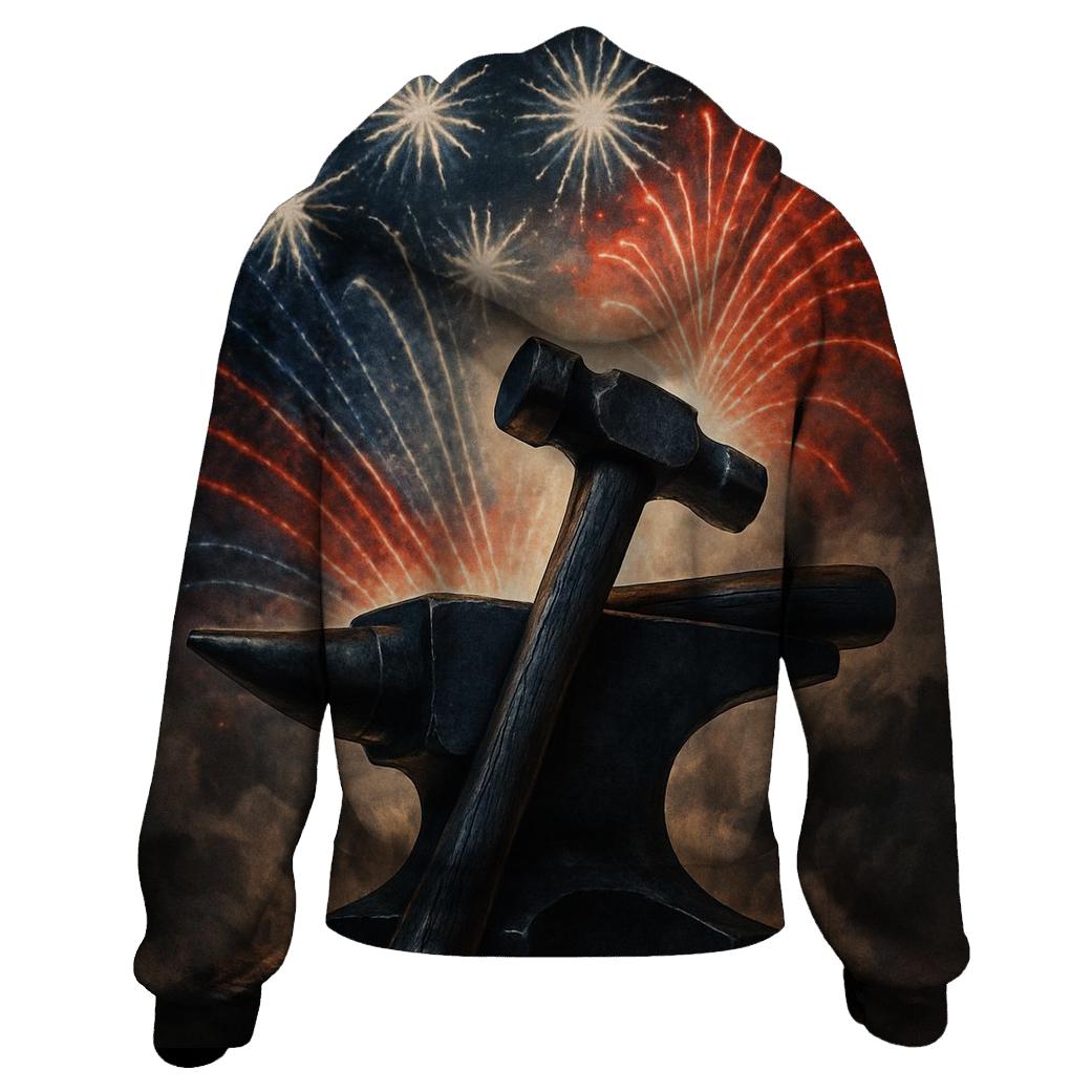Firework Forge Of Freedom heavyweight hoodies