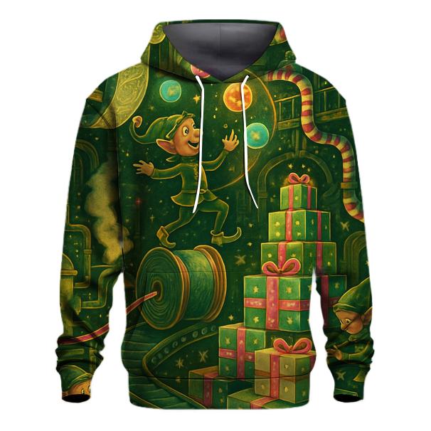 Elves Midnight Gift Wrapping Factory designer hoodies