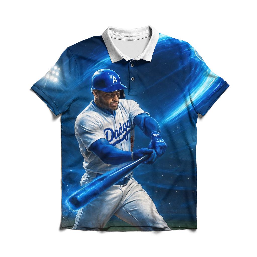 Blue Comet Slugger Surge stylish collar polo tees