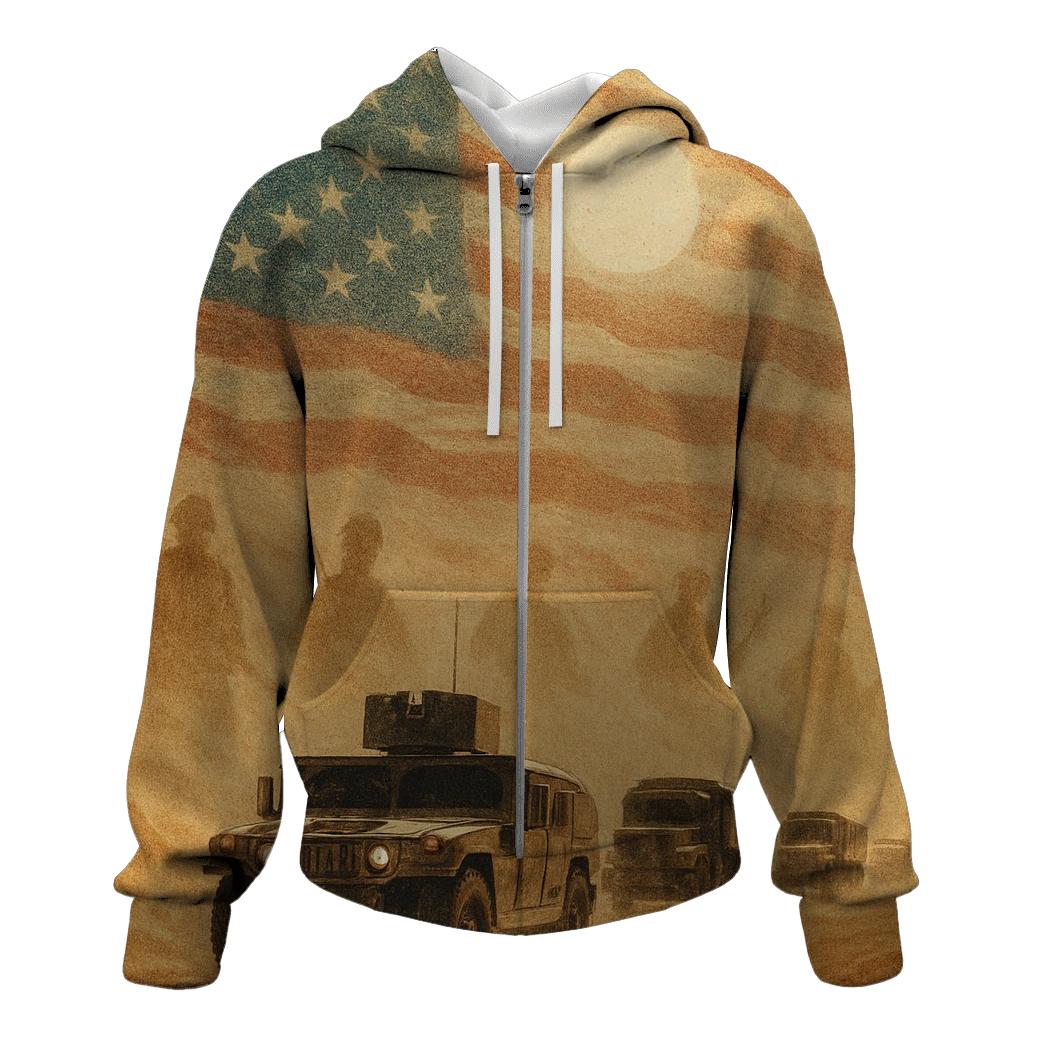 Desert Mirage Of Freedom graphic hoodies