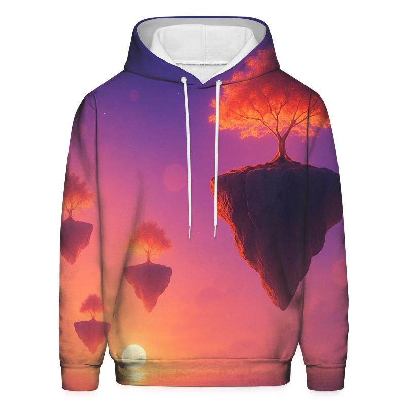 Floating Islands Of Ember lightweight hoodies