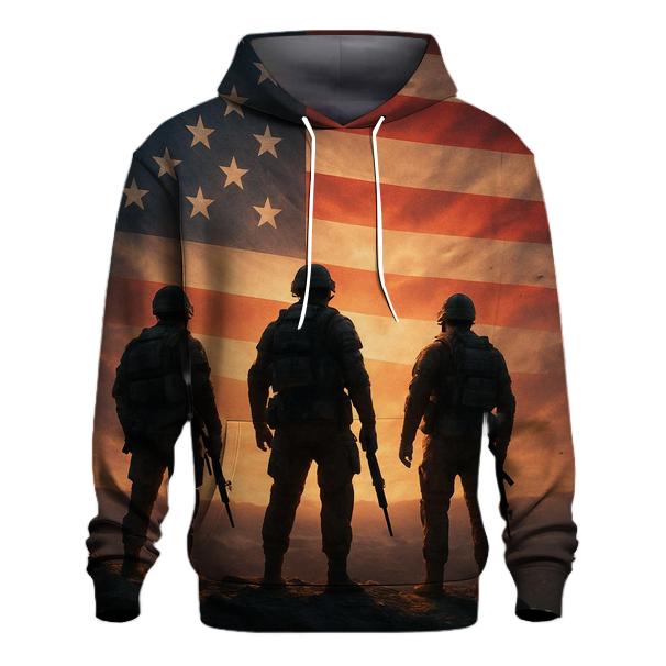 Dawn Guardians Over The Homeland embroidered hoodies