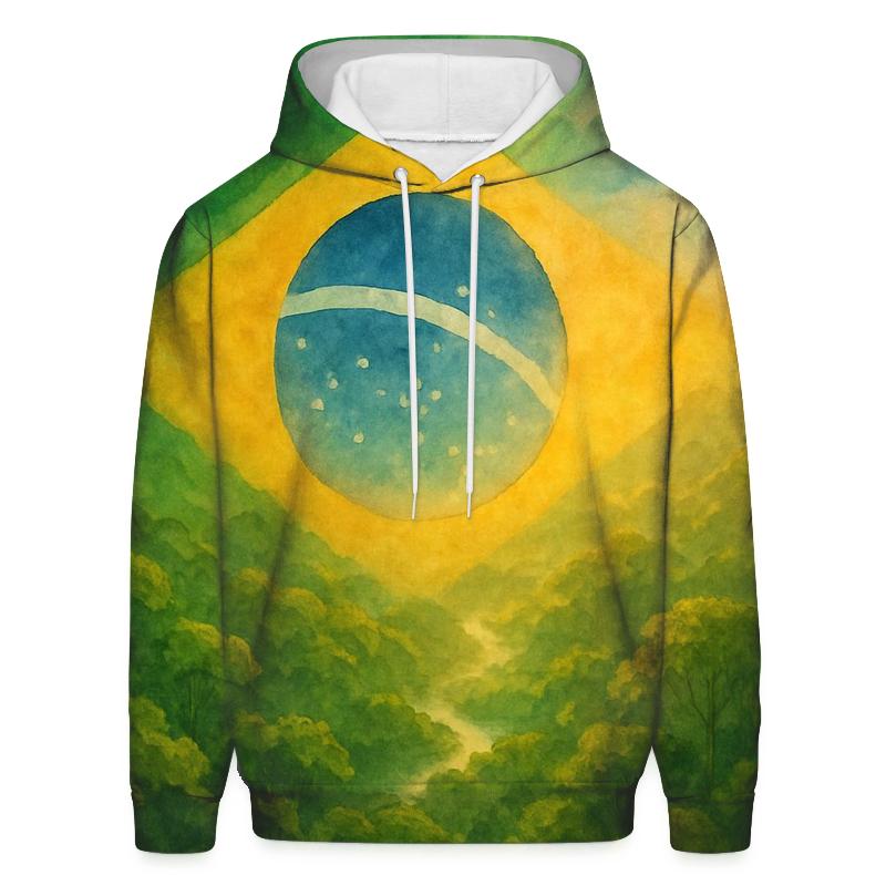 Brazilian Forest Flag Dream premium hoodies