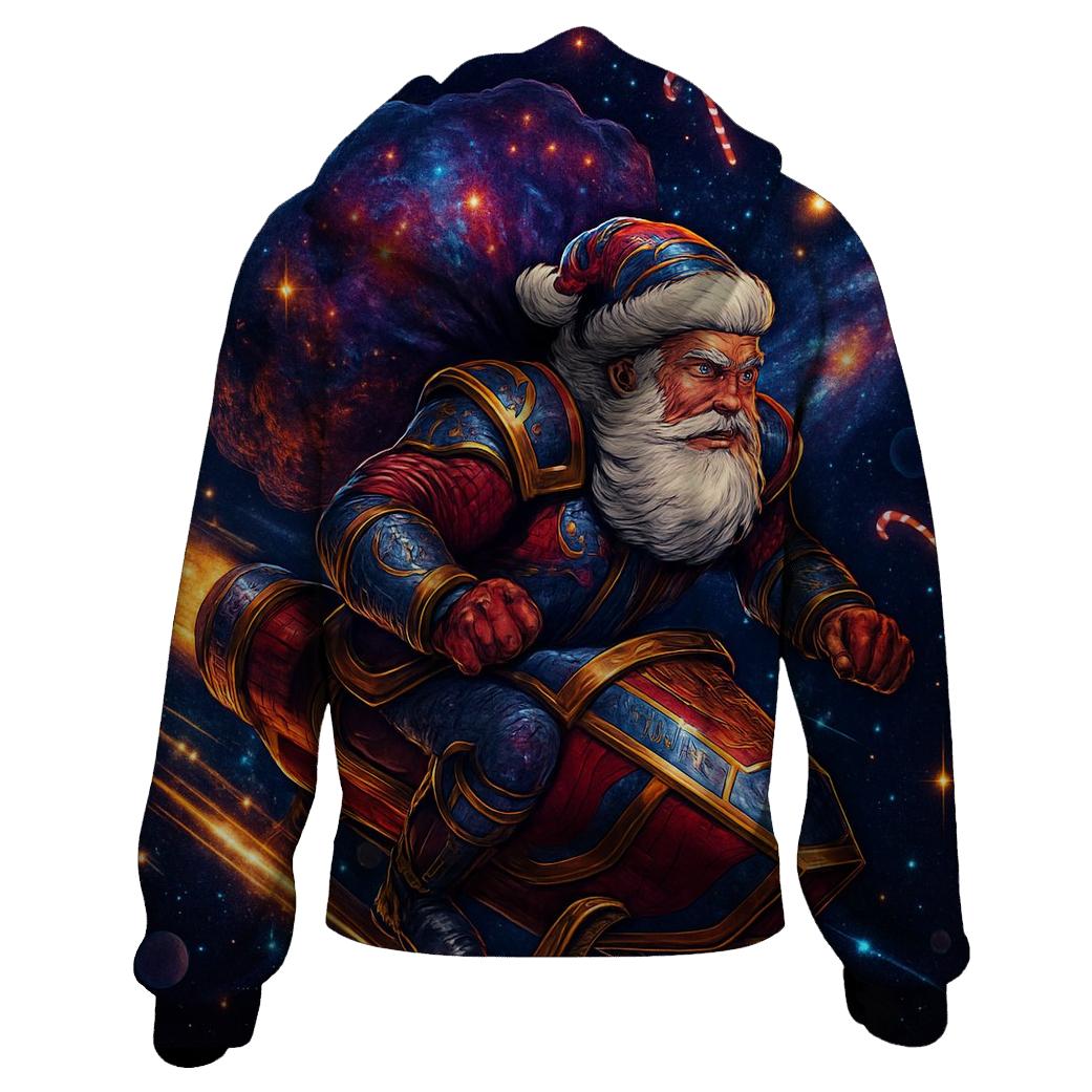 Galactic Sleigh Rider Santa hoodie trends