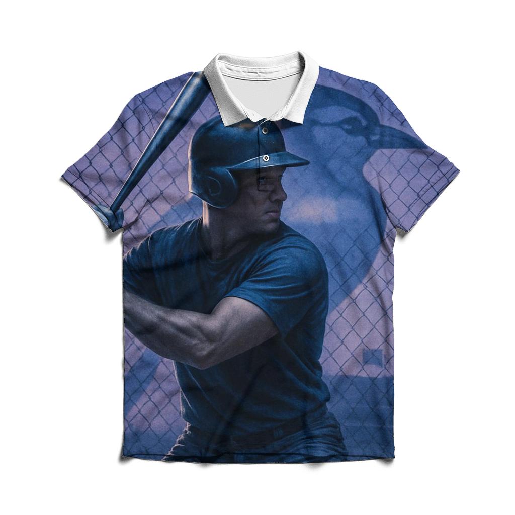 Twilight Cage Blue Jays Focus custom polo shirts