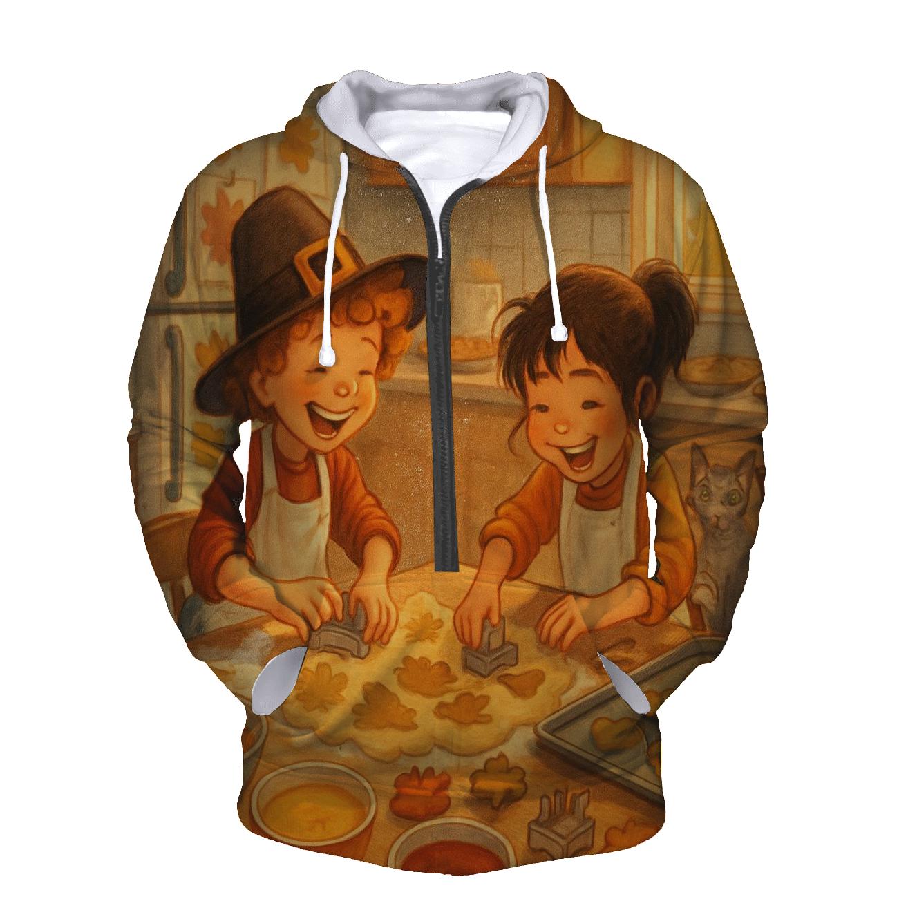 Little Bakers Thanksgiving Workshop premium hoodies
