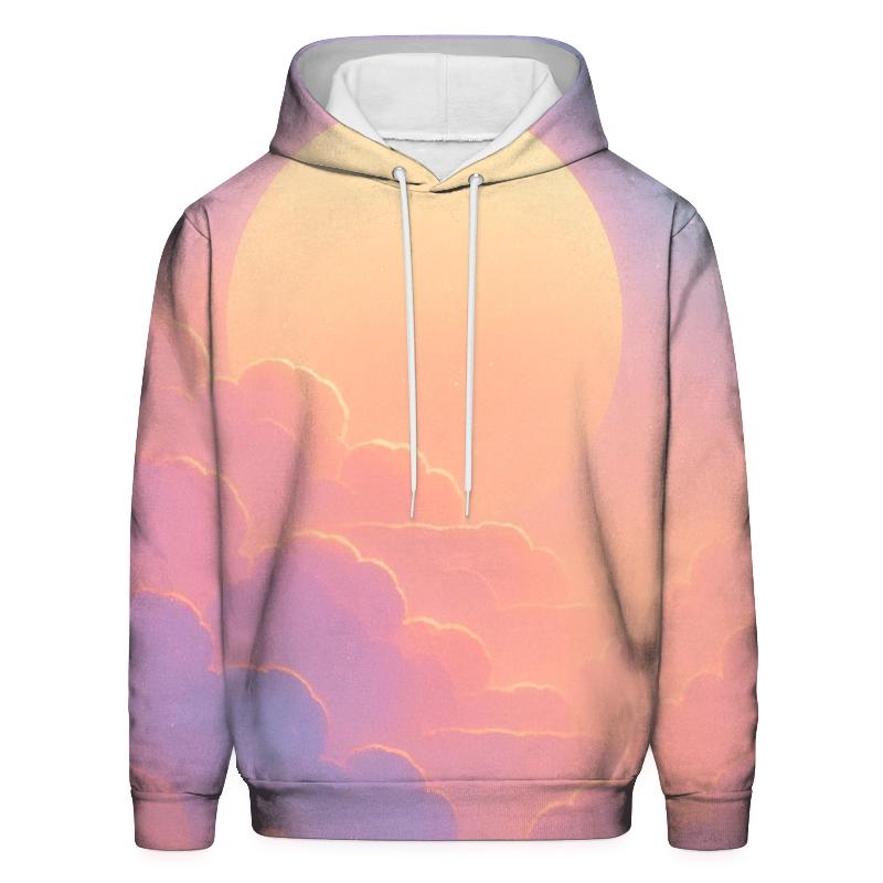 Cloud Steps To The Setting Sun lightweight hoodies