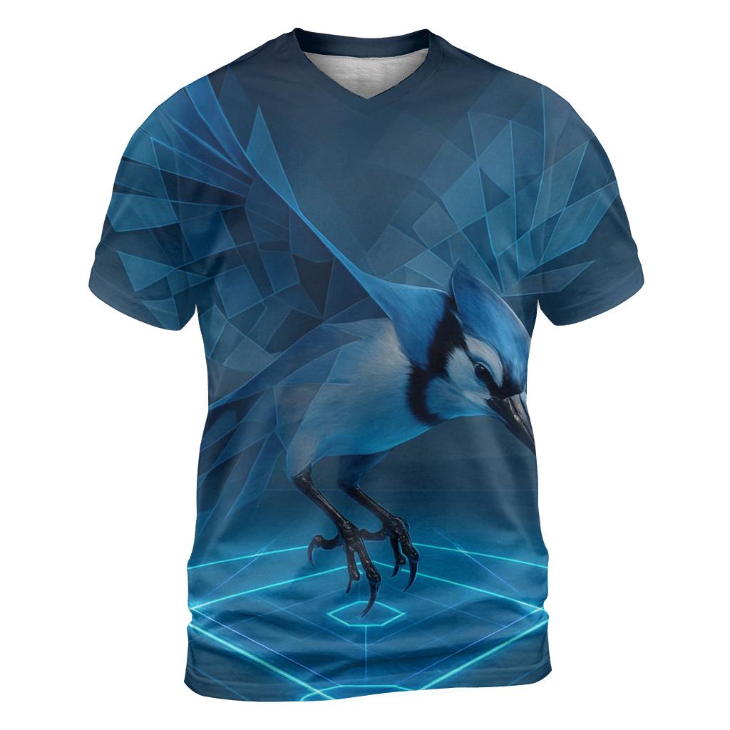 Diamond Echo Flight With Blue Jays Spirit artistic all-over print tops