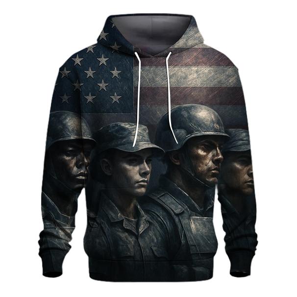 Steel Wall Of American Unity custom hoodies
