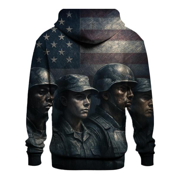 Steel Wall Of American Unity custom hoodies