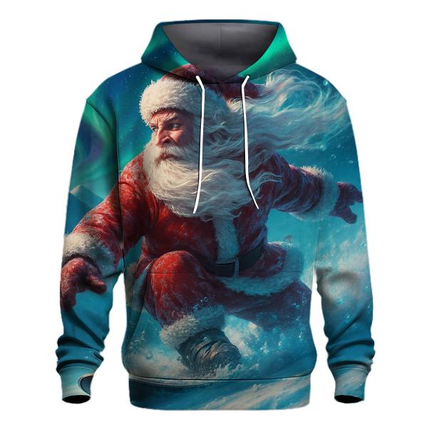 Aurora Trailblazer Santa embroidered hoodies