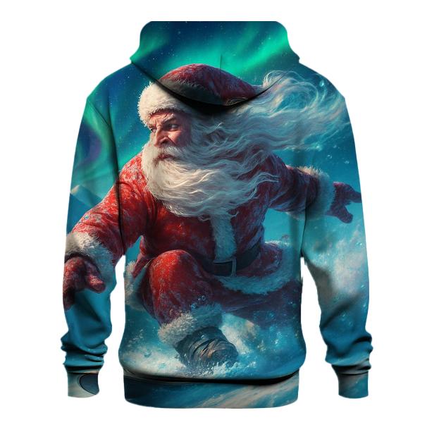 Aurora Trailblazer Santa embroidered hoodies