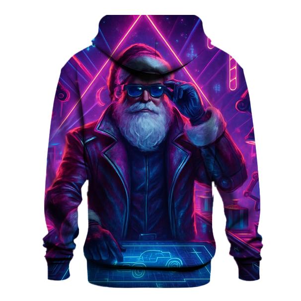 Workshop Synthwave Santa hoodies fashion