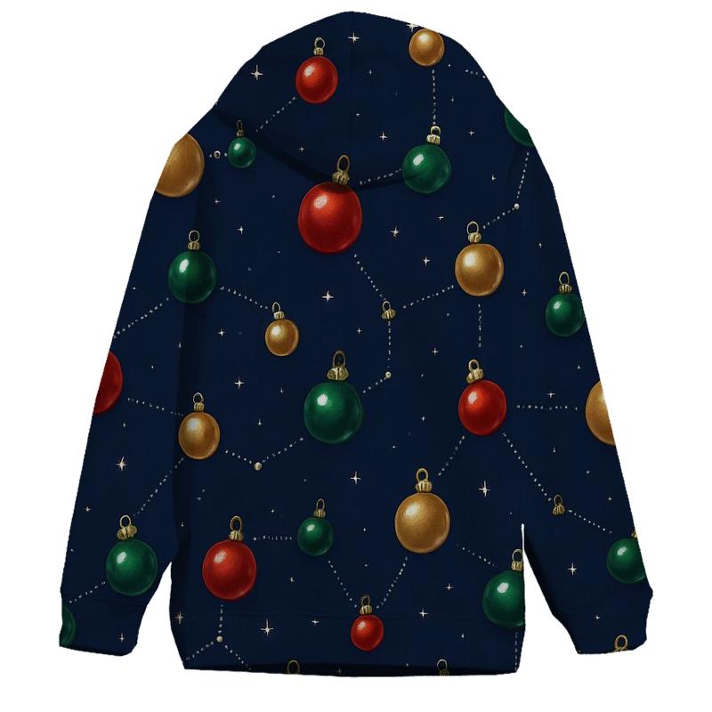 Bauble Constellation On Midnight Blue designer hoodies